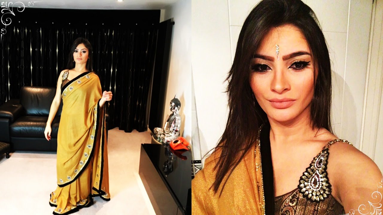 Como vestir um Sari | How to wear a Saree | Trips & Life  |  Thamires Nascimento