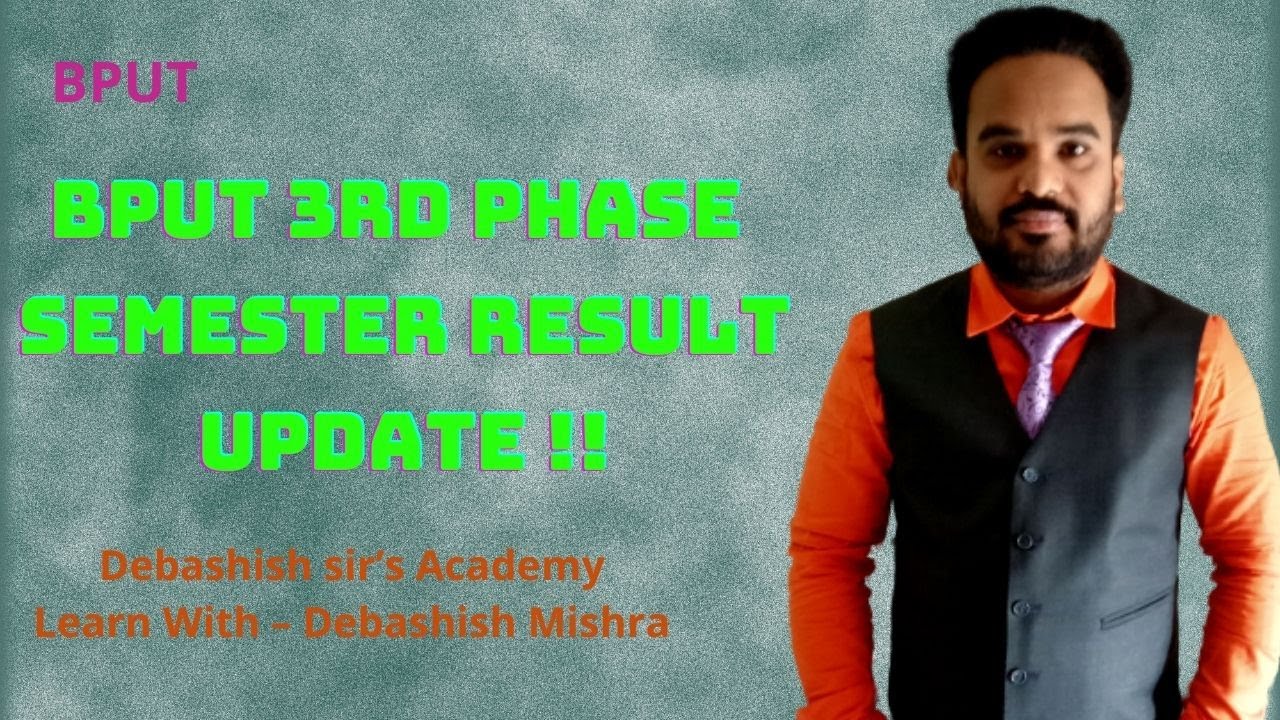 BPUT 3rd phase Result Update!!