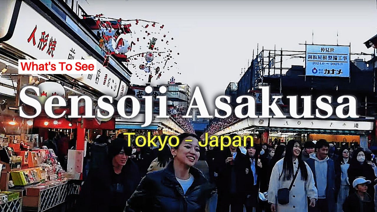 Suasana Tahun Baru 2025 di Asakusa, Tokyo