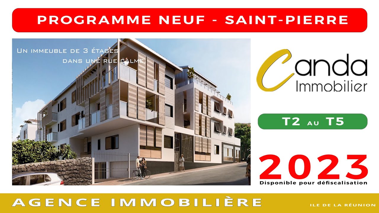 [Programme immobilier neuf] 97410 Saint-Pierre | Canda Immobilier