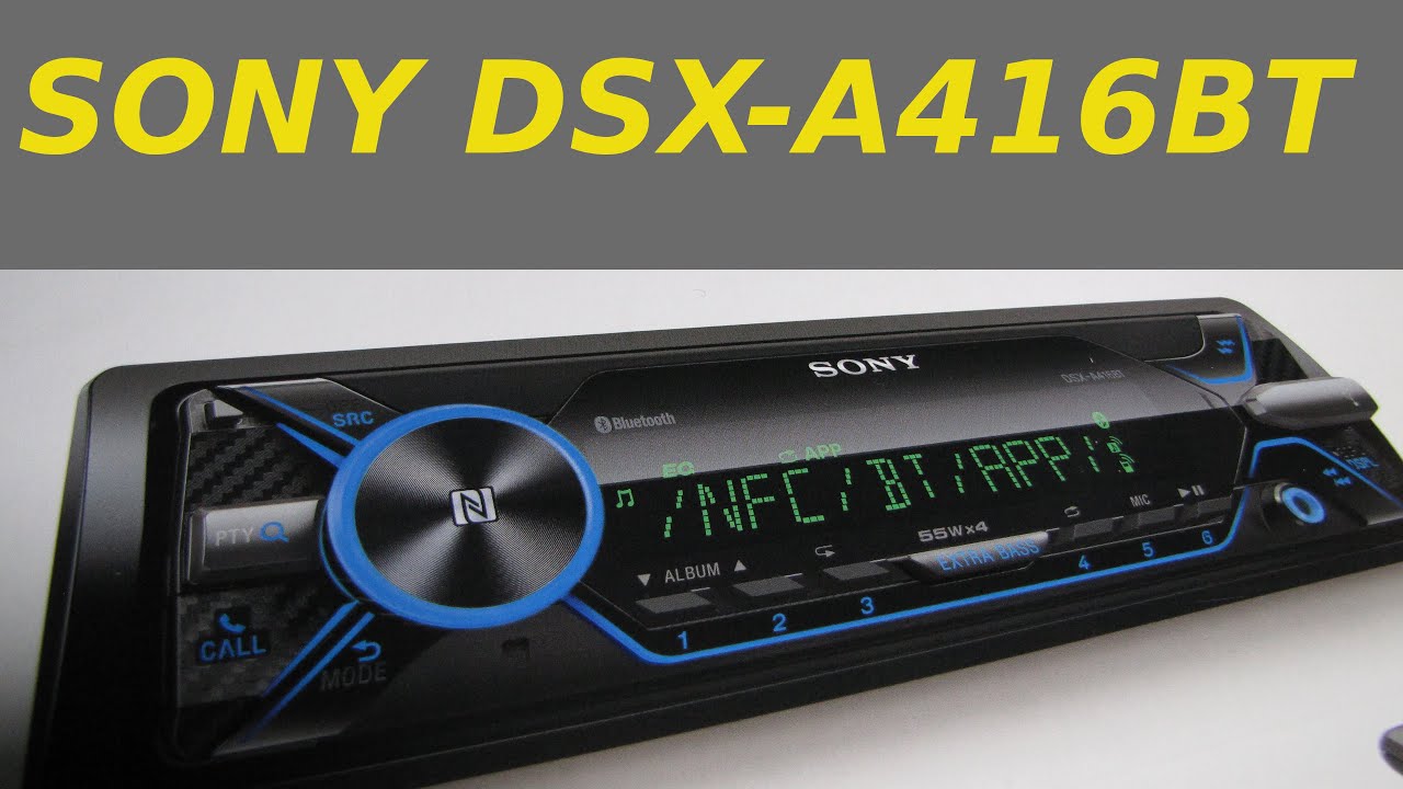 Sony DSX-A416BT radio samochodowe zamontowane w Ford Focus