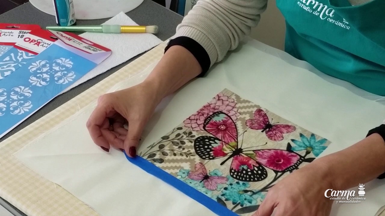 TÉCNICA SUBLIMACIÓN - Cojines de mariposas