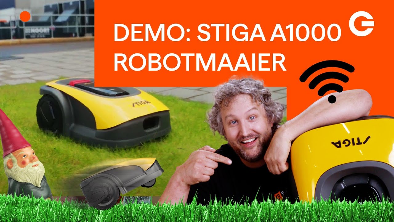 🤖 Robot grasmaaier zonder draad? Het kan met de Stiga robotmaaier A1000!
