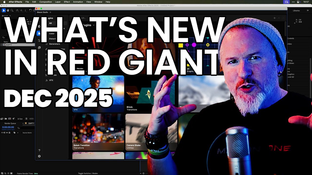 What's new in Red Giant December 2025