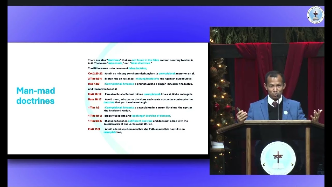 Pastor Za He Lian// Doctrine (Part one)