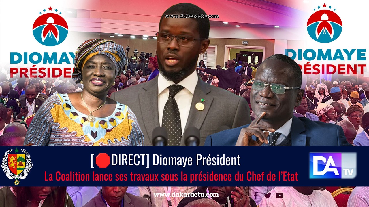 [🛑DIRECT] Diomaye Président : La Coalition lance ses travaux sous la présidence du Chef de l’Etat