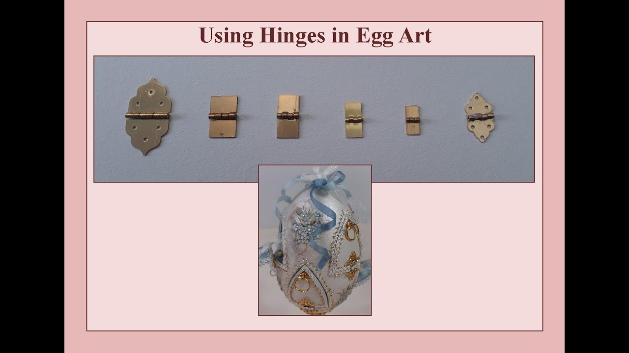 Using Hinges in Egg Art