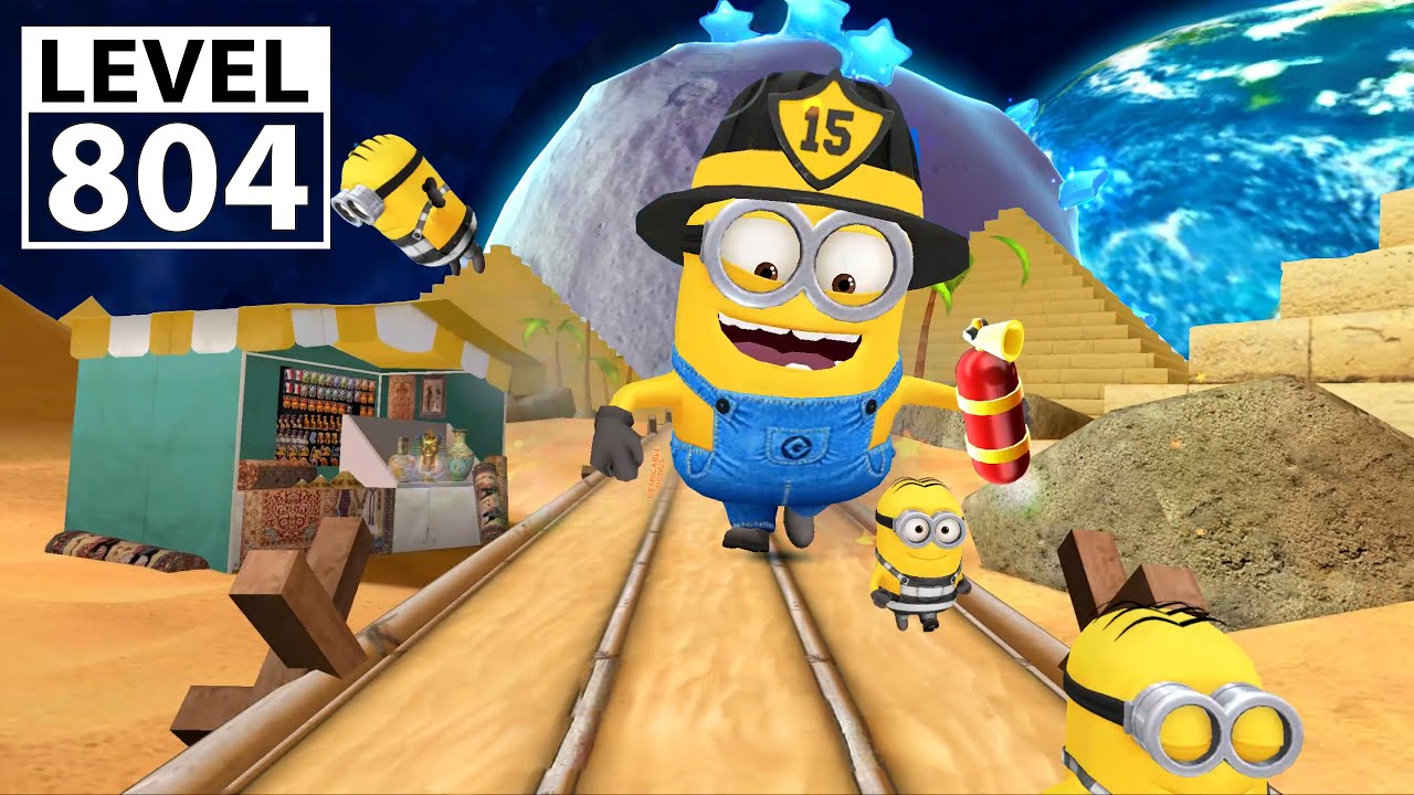 Firefighter Minion Golden Ticket get 2K Stars at The Pyramids | Level - 804 | PC 60FPS 4K