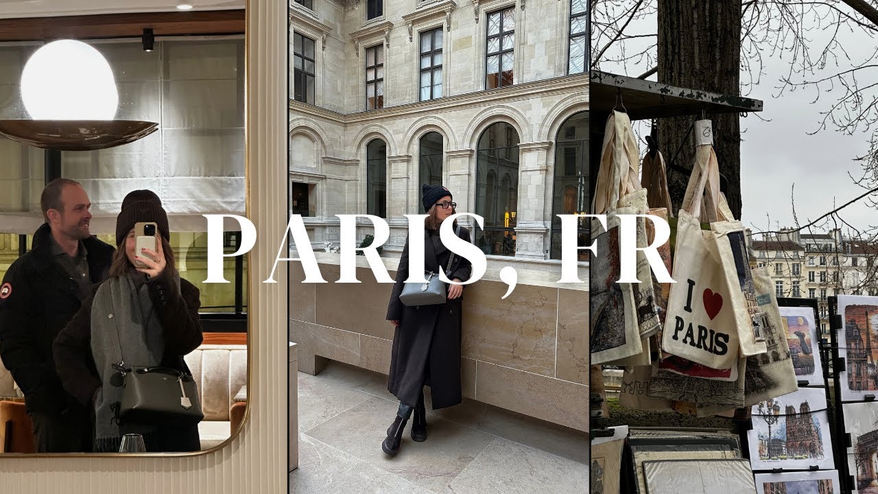 PARIS VLOG | 9 days in Paris celebrating our 10th engagement anniversary during the holidays!