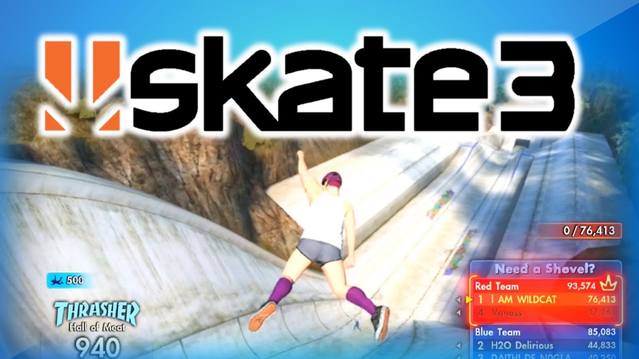 Skate 3 Funny Moments 2 w/ Vanoss, Delirious, and Nogla - Superman, Banana Rocket, Epic Frontflip!
