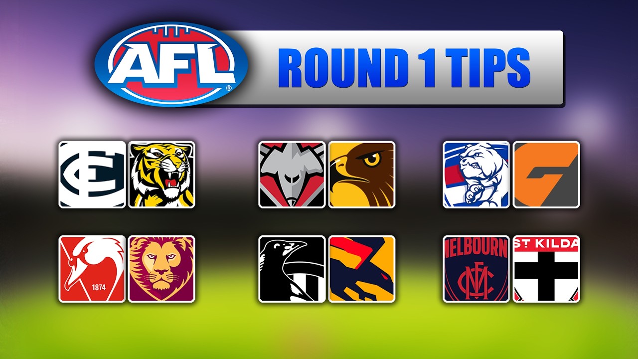 AFL ROUND 1 TIPS + PREDICTIONS