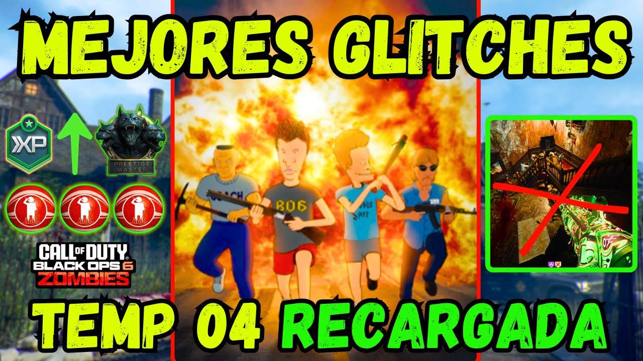 MEJORES GLITCHES TEMPORADA 04 RECARGADA - LO PARCHADO y LO VIGENTE - ¡TODO INFINITO en ZOMBIES BO6!