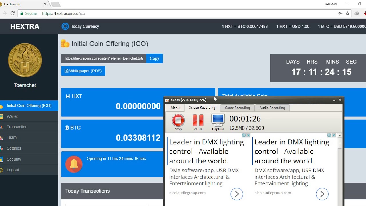 Hextracoin The best for Invest and better regalcoin and birconnect new 2017