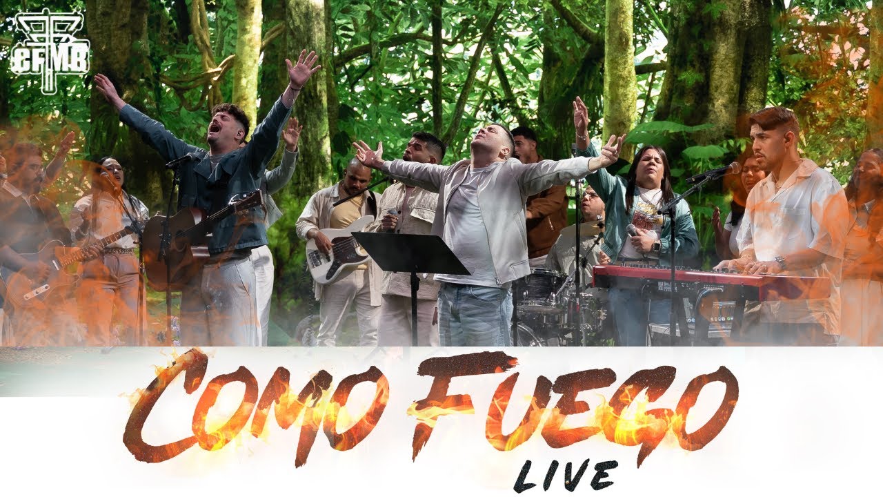 Frank Miami, Lirios y Evang. Roberto Lugo - Como Fuego (Official Video Live)
