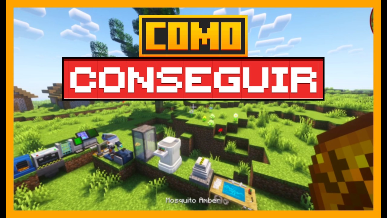Como obter o mosquito âmbar no Minecraft Jurassic World Reborn