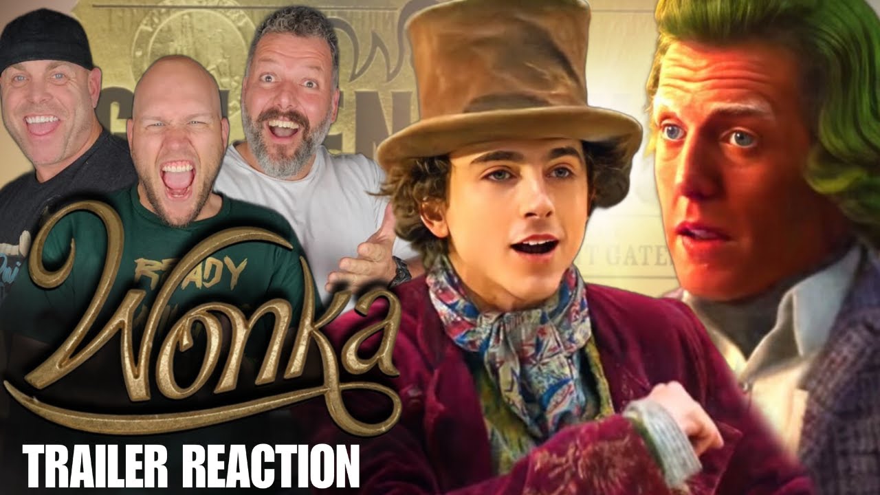 WONKA Official Trailer REACTION Timoth&eacute;e Chalamet | Hugh Grant