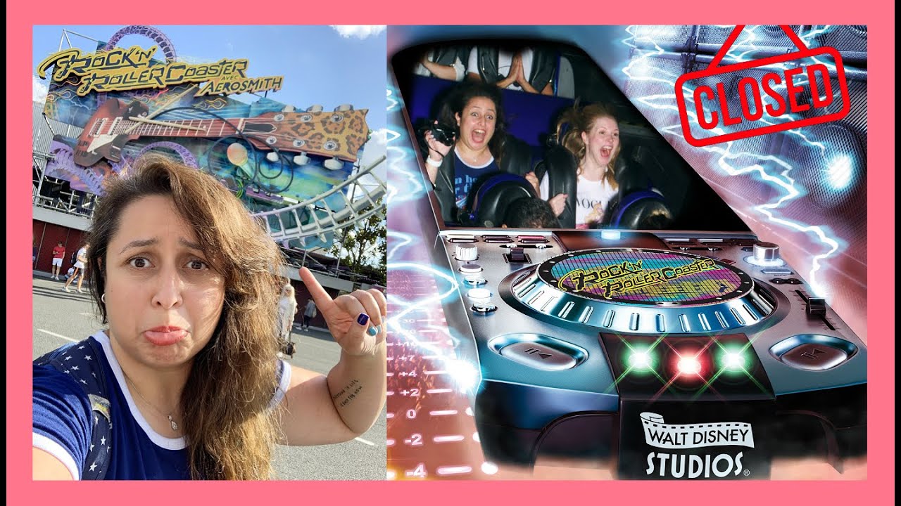 Disneyland Paris - Rock 'n' Roller Coaster Avec Aerosmith CLOSING DAY!