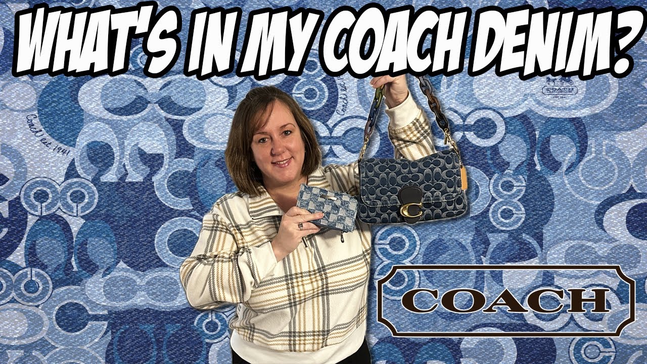 NEW DENIM WALLET | What Fits Coach Denim Soft Tabby | AKBBags