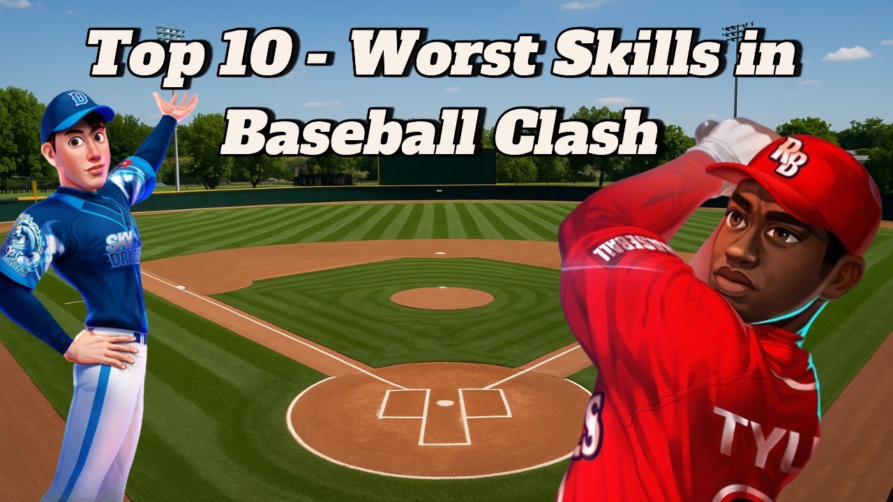 Baseball Clash ⚾🔥Топ-10 худших навыков в Baseball Clash