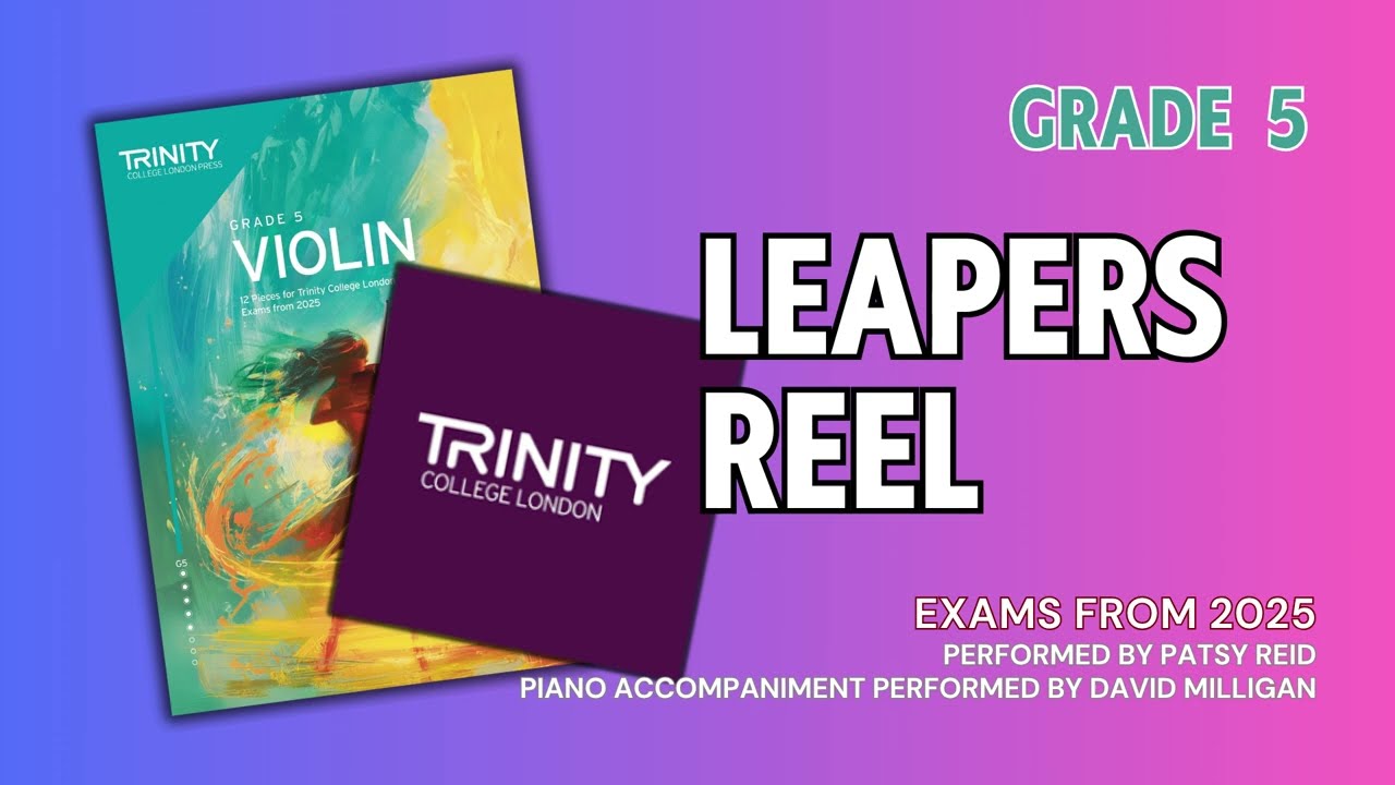 Leapers Reel by Julian Ferraretto | Play Along | Trinity College London Grade 5 Violin Exams 2025