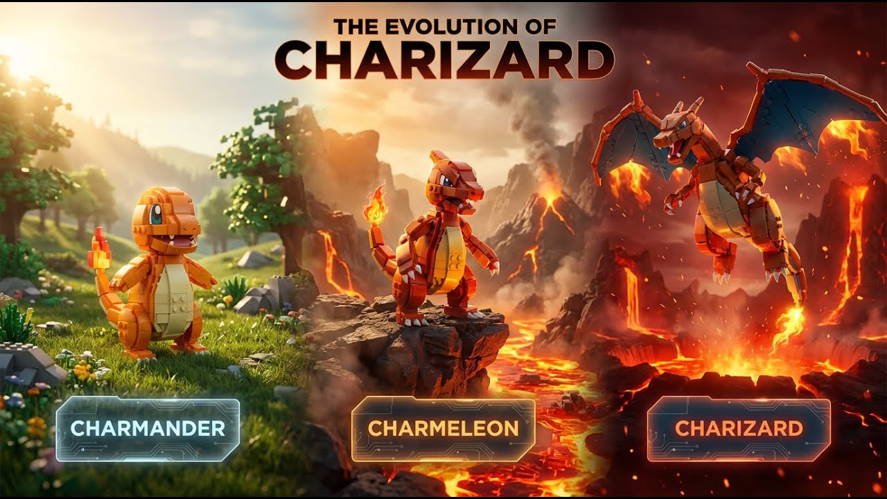 Born of Fire, Destined to Fly | Charizard – Pokémon LEGO Story