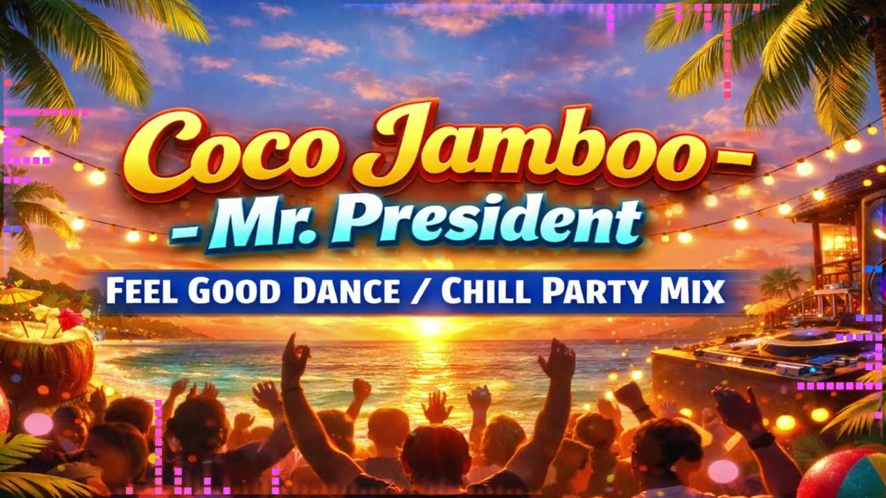 90s Tropical Feel Good Dance Mix / Coco Jamboo – Mr. President | Feel Good Dance & Chill Party Mix