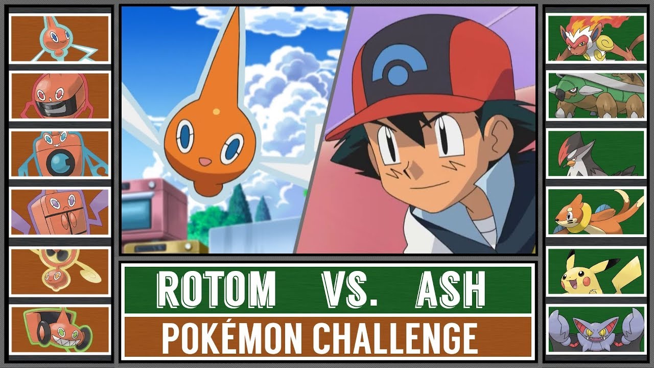 Ash vs. Team Rotom (Pokémon Sun/Moon) - Pokémon Challenge