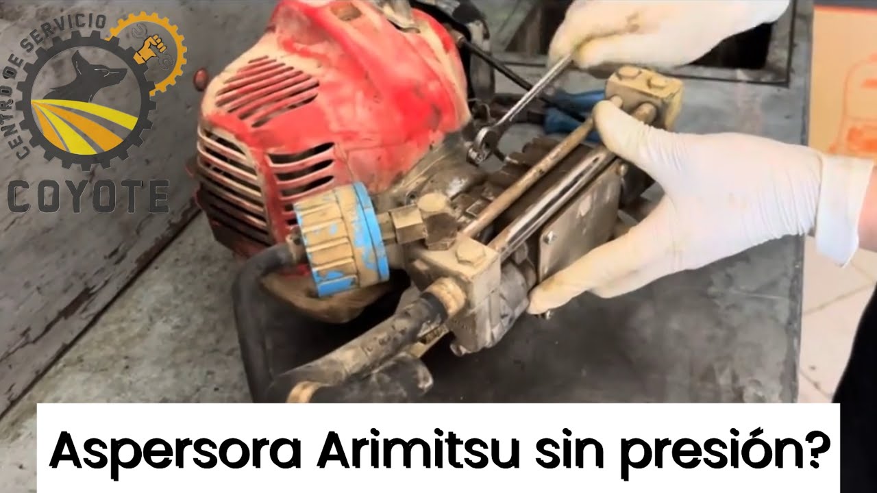 Como reparar una fumigadora Arimitsu no tiene presión?