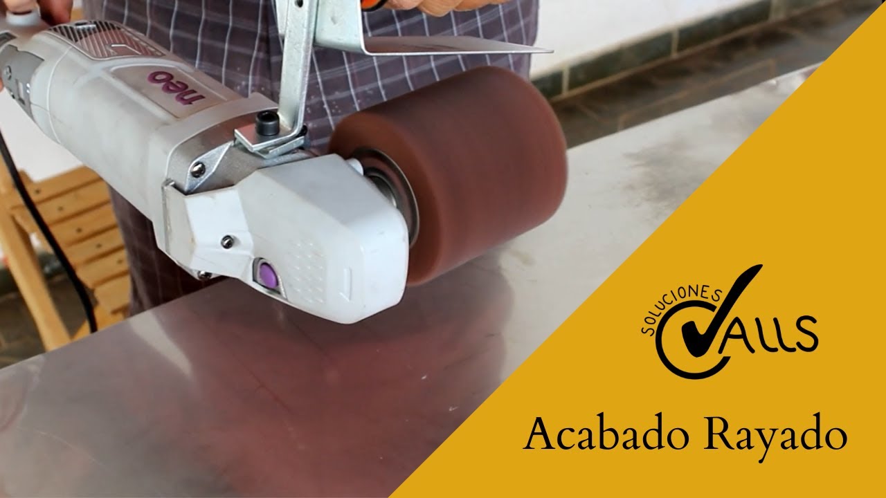 Pulido con Acabado Rayado - Rodillos FastGrinder™ No Tejidos