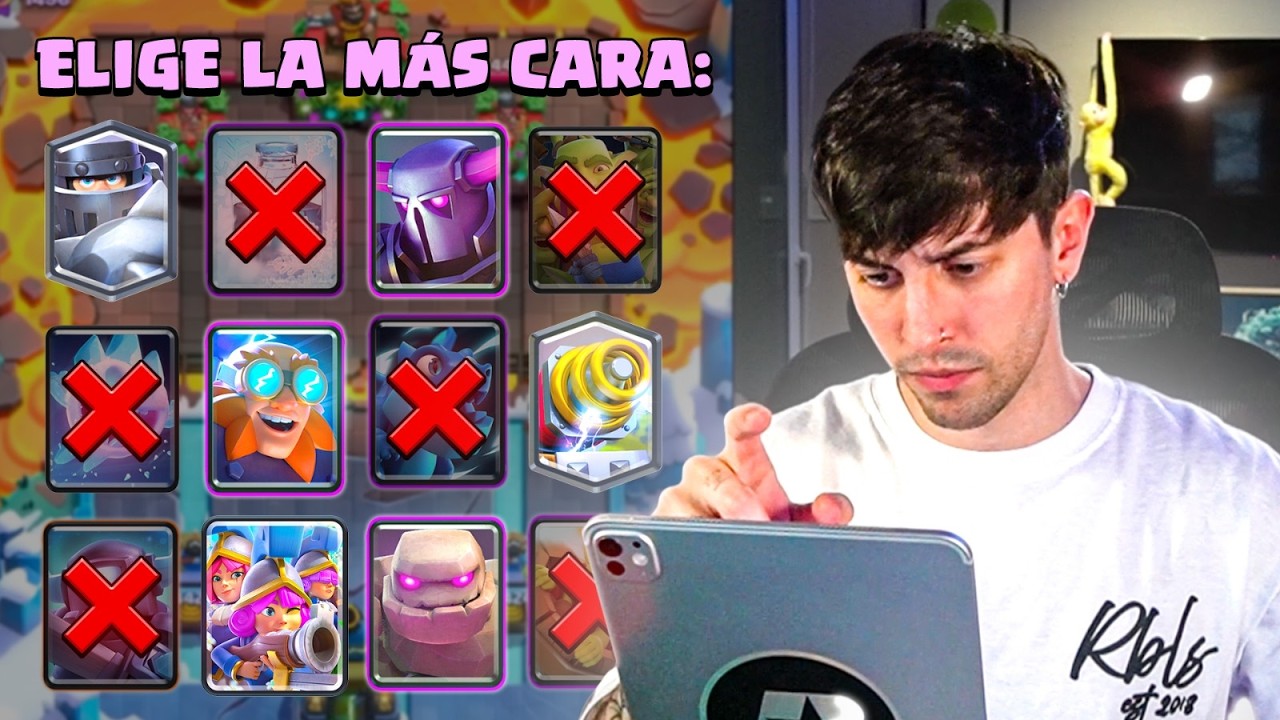 Desafío de MEGA ELECCIÓN pero con las cartas mas CARAS 💀😡