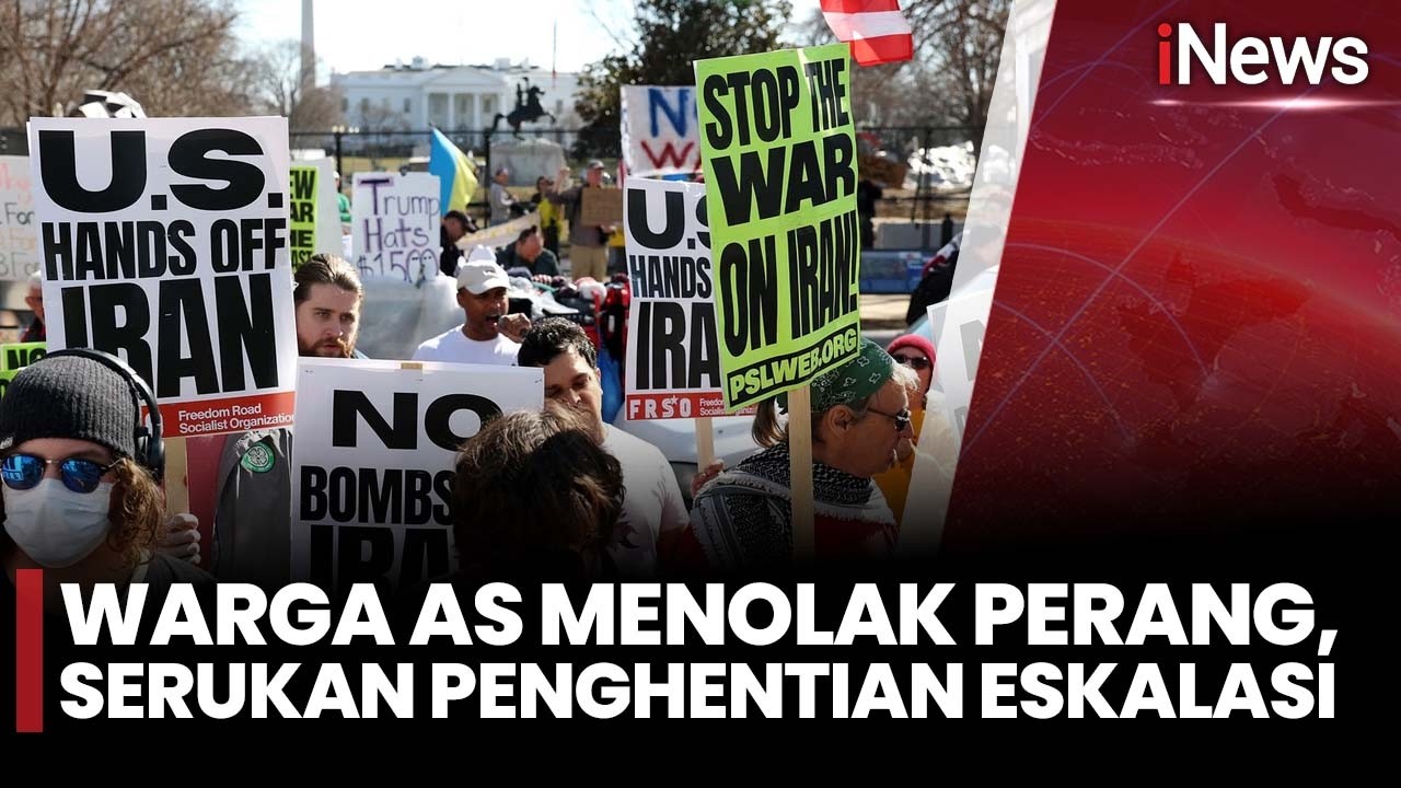 Jutaan Rakyat Iran Serukan Perlawanan ke AS-Israel, Warga AS Demo Tolak Perang | iNews Siang 5/3