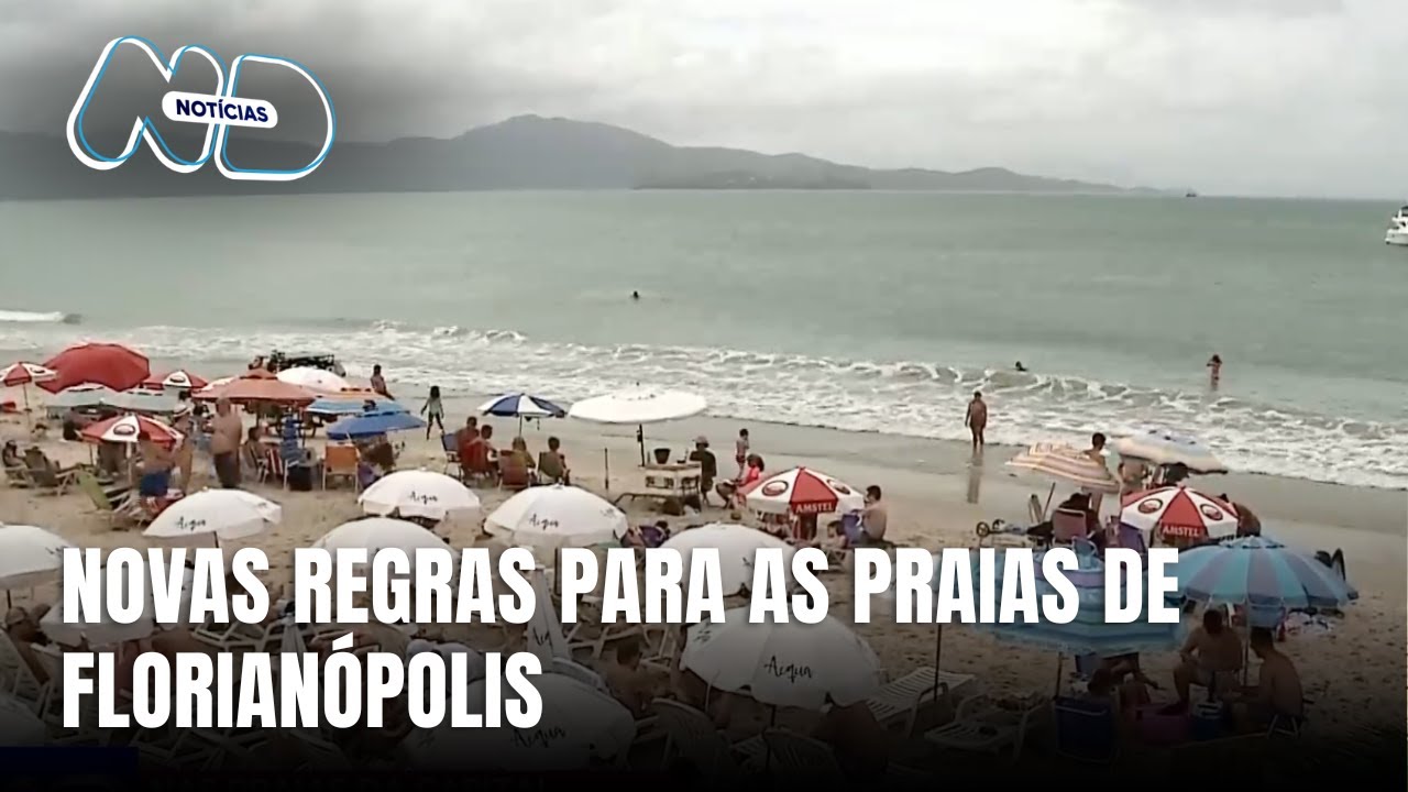 Novo decreto altera regras de uso das faixas de areia em Florianópolis