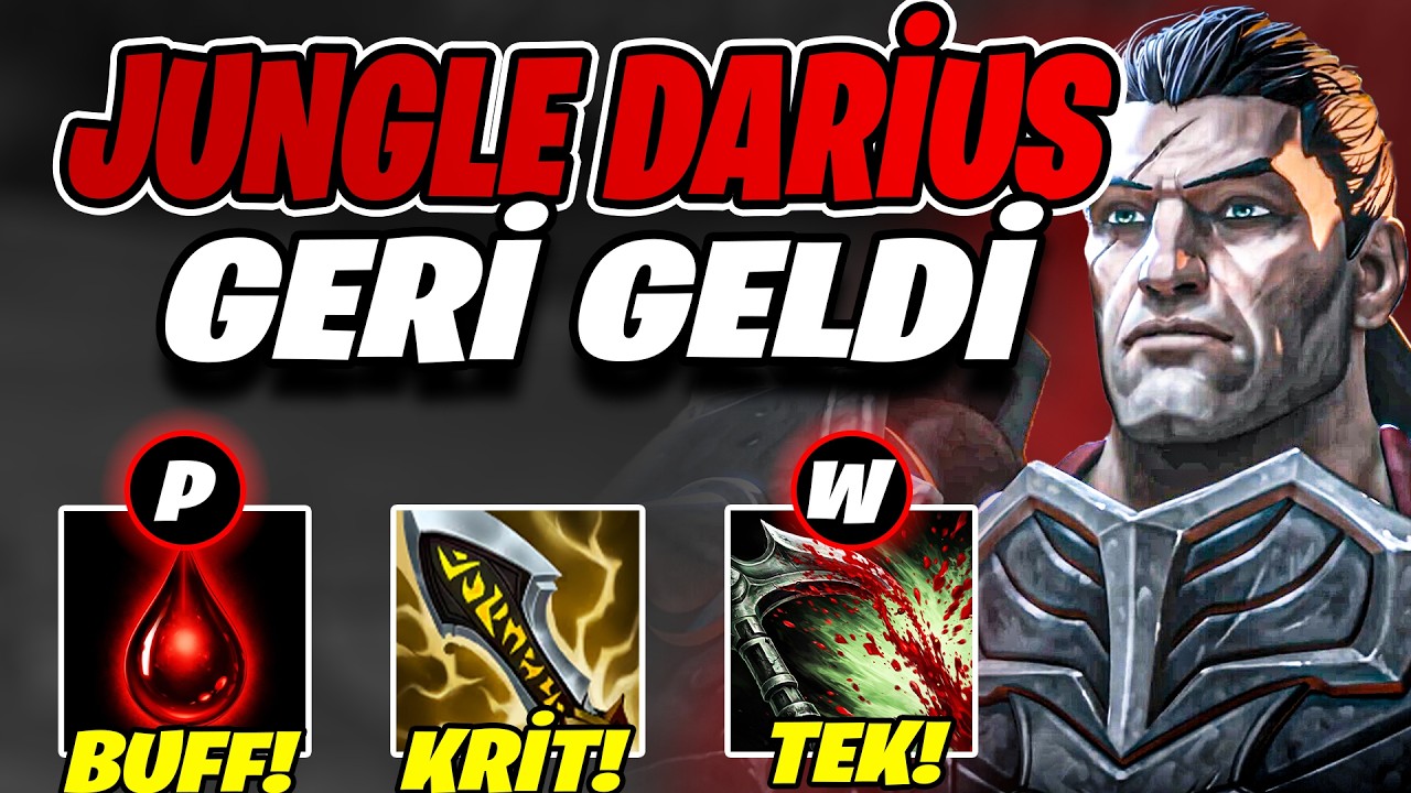 RİOT BUNU YAPMIŞ OLAMAZSIN! 2DK'da FULL CLEAR ATIYOR | DARİUS JUNGLE BUFF