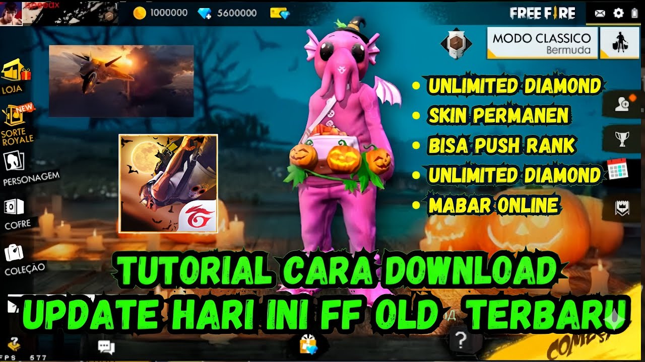 NEW UPDATE‼️CARA DOWNLOAD FF OLD ORI VIP GRATIS ‼️ FF OLD BETA 2025 LINK MEDIAFIRE SEMUA HP