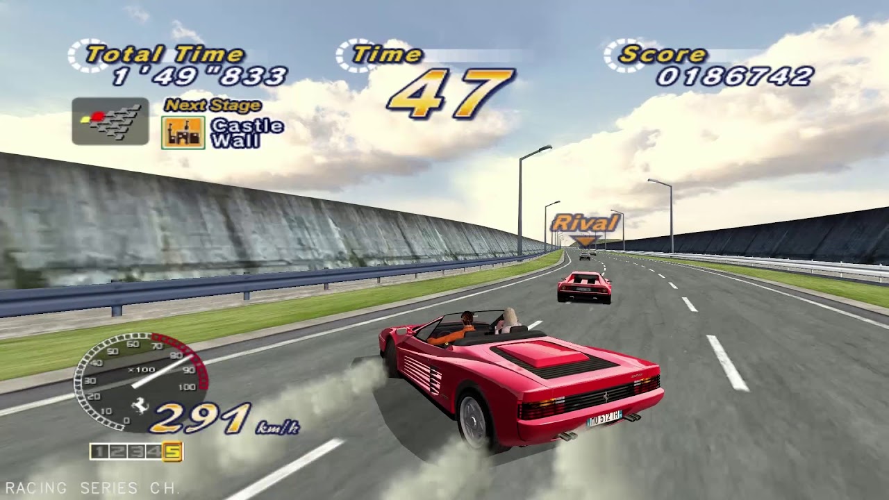 Ferrari Testarossa - Outrun 2006 : Coast 2 Coast Gameplay