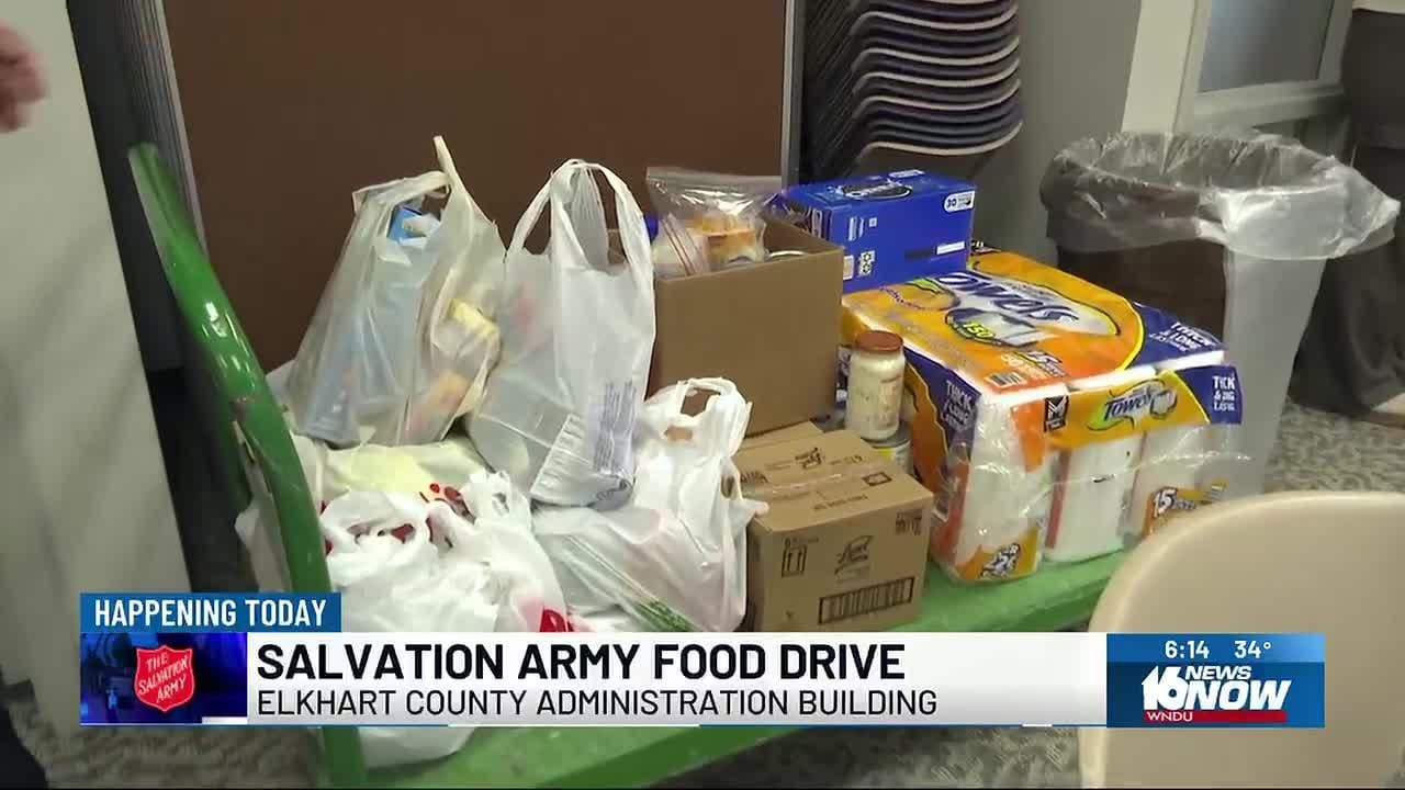 Salvation Army hosts holiday food drive at Elkhart County building