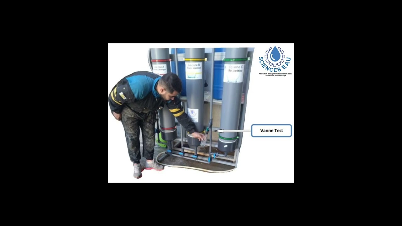 méthode de régénération d'un déminéralisateur TD800.