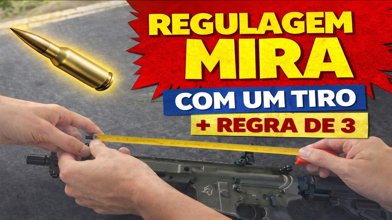Regulagem Mira com Apenas Um Tiro