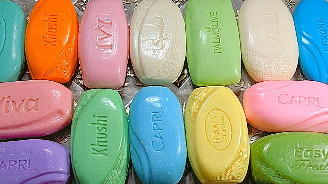 ASMR Soap Satisfying International Unboxing Soaps opening Haul ASMR Relaxing Sound Unwrapping Soap