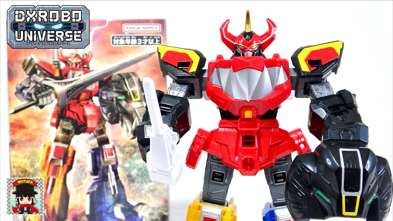 当時品とも比較【DXロボユニバース 大獣神】スタイリッシュなプロポーション！ヲタファの戦隊レビュー /  DX Robo Universe Daizyujin MMPR DINO MEGAZORD