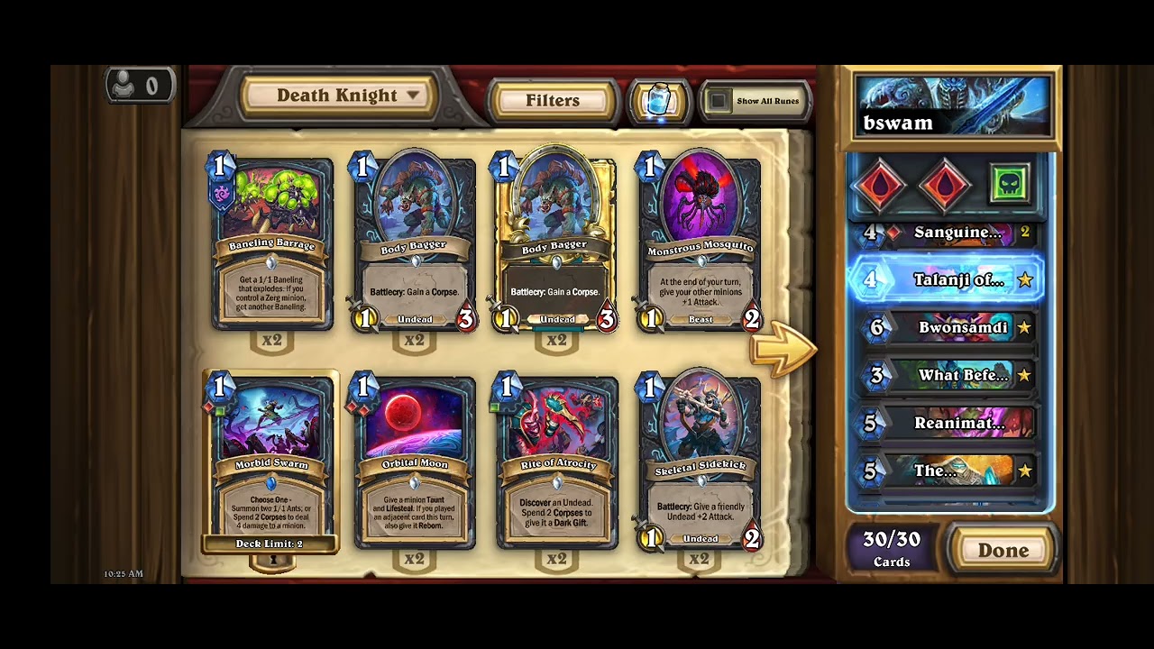 Bwonsamdi DK high legend #hearthstone #legend 