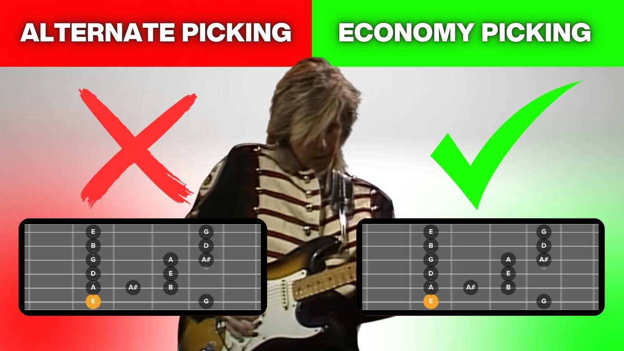 I Used Eric Johnson's Simple Picking Method To Play Pentatonics At Blazing Speeds