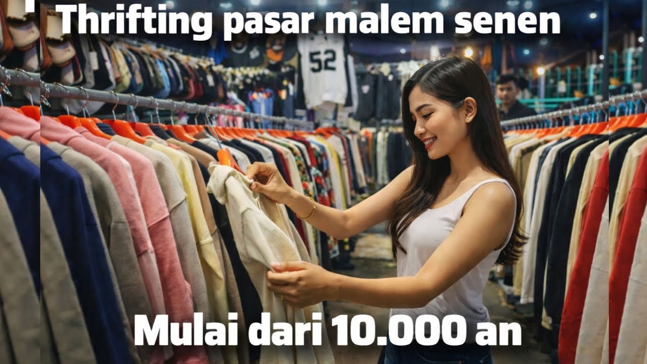 PAKAIAN TRIFTING MULAI DARI 10.000 AN‼️OBRAL MURAH PASAR TRIFTING SENEN