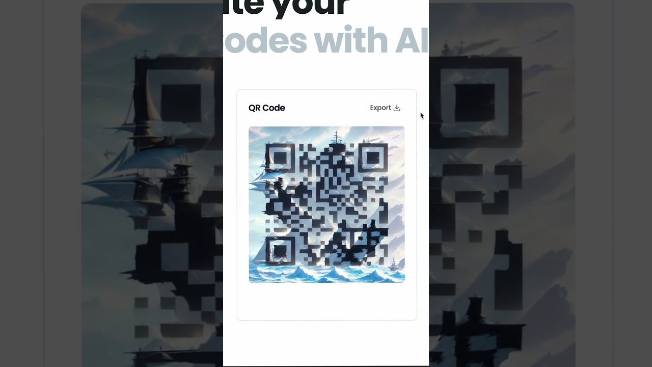 Создавай красивые QR коды с помощью AI