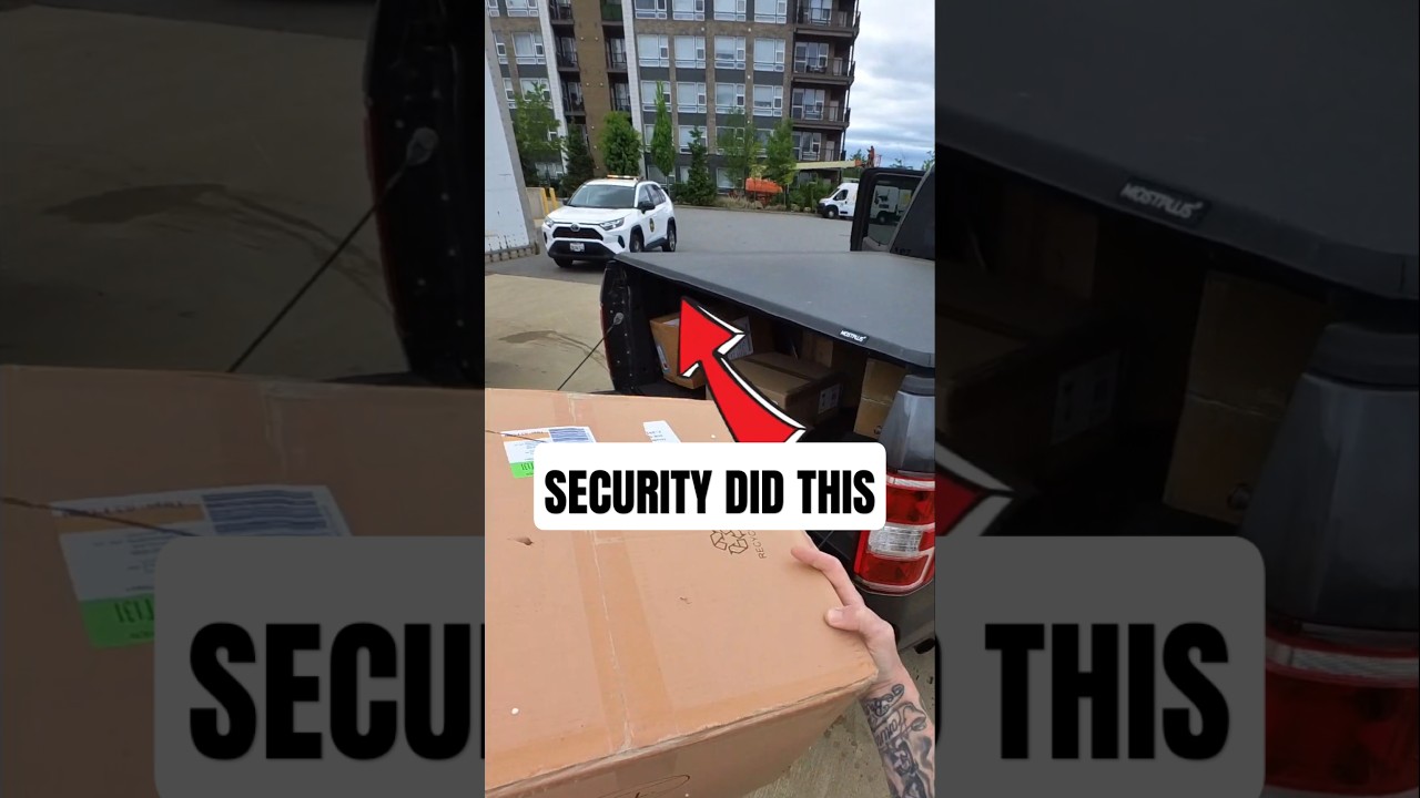 Security caught me taking over $1000 of merchandise from the trash and happened #security #police