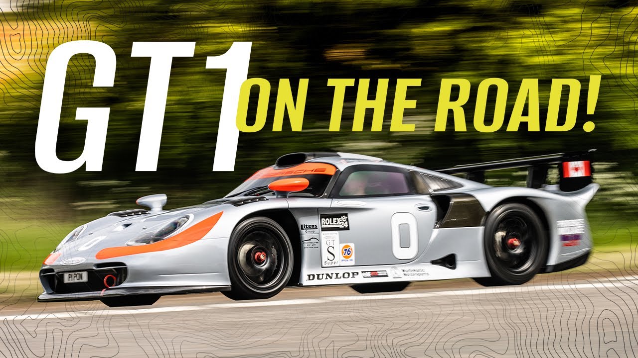Porsche 911 GT1 EVO на дороге | Водитель суперкара x Том Хартли-младший | 4K