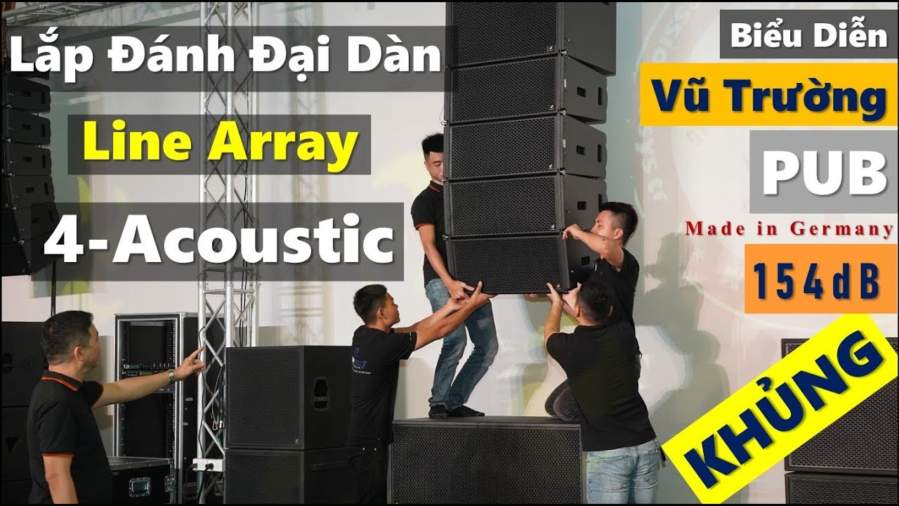 Dàn Line Array Bộ Âm Thanh - fb: 0974743311