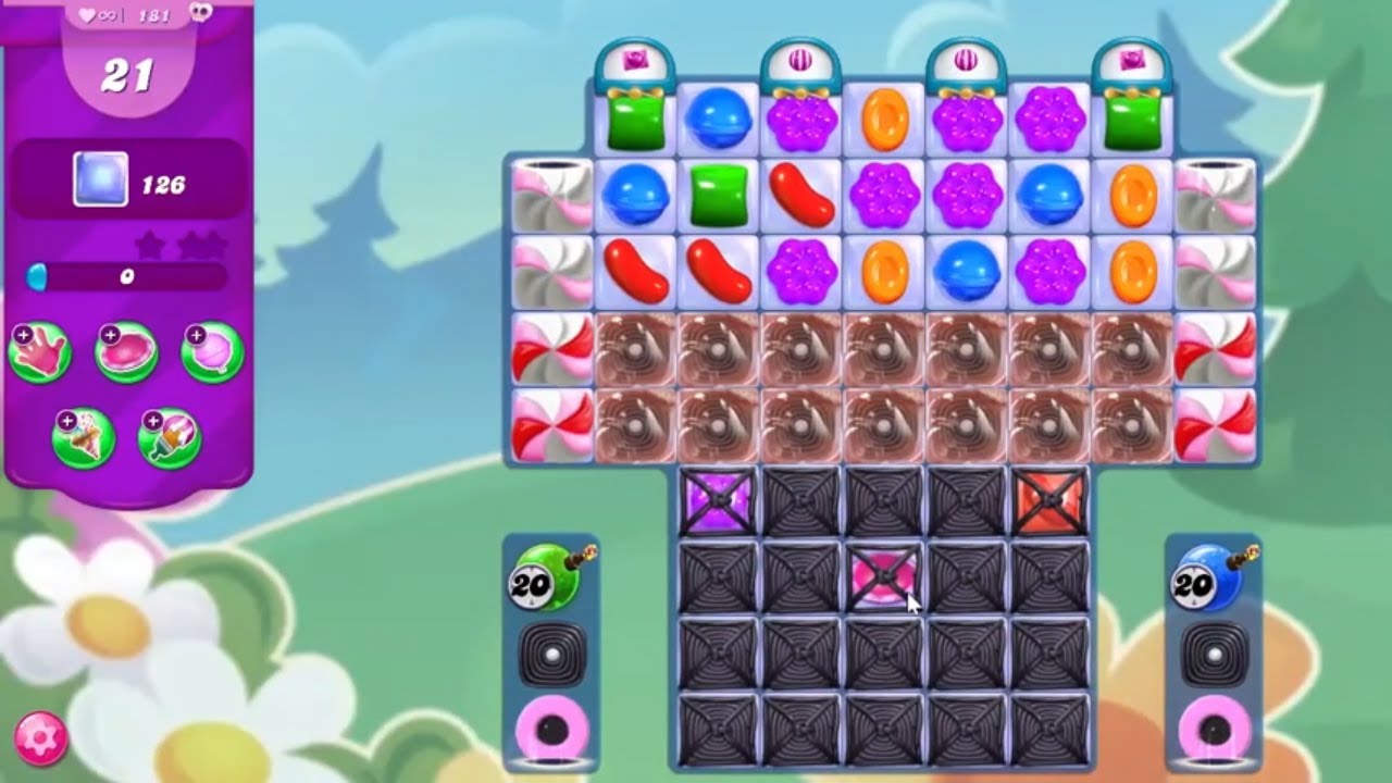 Candy Crush Saga LEVEL 181 NO BOOSTERS (new version)