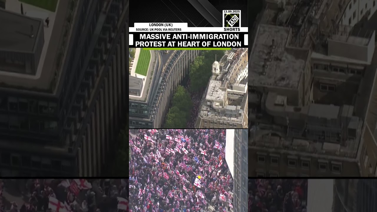 Massive anti-immigration protest rocks London as immigration dominates British politics