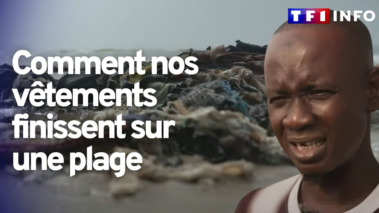 Comment les vêtements jetés en Europe échouent sur les plages du Ghana
